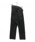 Y. PROJECT (ワイプロジェクト) ASYMMETRIC WAIST JEANS ブラック サイズ:W27：15000円