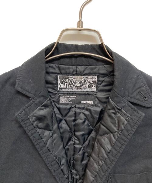NEIGHBORHOOD（ネイバーフッド）NEIGHBORHOOD (ネイバーフッド) キルティングテーラードジャケット ブラック サイズ:Sの古着・服飾アイテム
