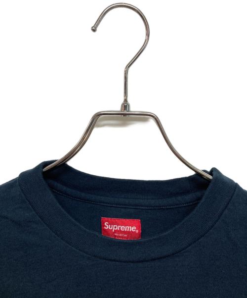 SUPREME（シュプリーム）Supreme (シュプリーム) Chrome Logo L/S Top ネイビー サイズ:Lの古着・服飾アイテム