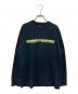 Supreme（シュプリーム）の古着「Chrome Logo L/S Top」｜ネイビー