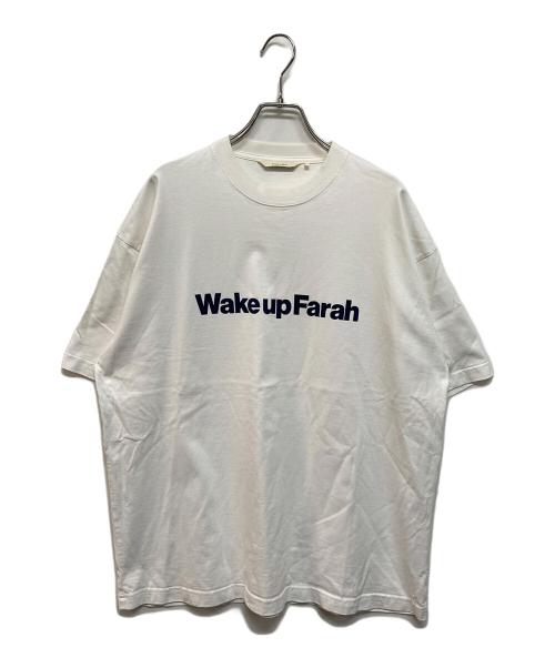 FARAH（ファーラー）FARAH (ファーラー) Printed Graphic T-Shirt ホワイト サイズ:Lの古着・服飾アイテム