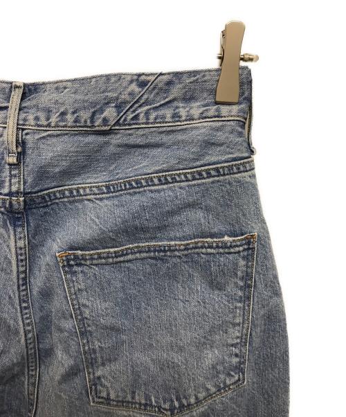 upper hights（アッパーハイツ）upper hights (アッパーハイツ) Con te (コンテ) 別注タックデニムパンツ UN ブルー サイズ:W23の古着・服飾アイテム