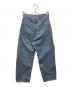 upper hights (アッパーハイツ) Con te (コンテ) 別注タックデニムパンツ UN ブルー サイズ:W23：12000円