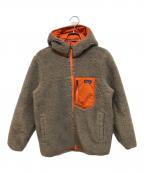 Patagoniaパタゴニア）の古着「リバーシブル・レディ・フレディ・フーディ」｜ブラウン×オレンジ