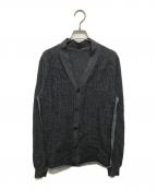 BOTTEGA VENETAボッテガベネタ）の古着「ウールニットカーディガン」｜グレー