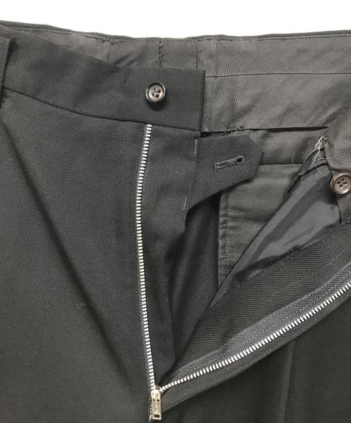 COMME des GARCONS HOMME（コムデギャルソン オム）COMME des GARCONS HOMME (コムデギャルソン オム) 90sウールタックパンツ ブラック サイズ:Lの古着・服飾アイテム