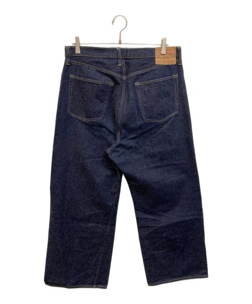 DUBBLE WORKS（ダブルワークス）DUBBLE WORKS (ダブルワークス) WIDE STRAIGHT DENIM PANTS インディゴ サイズ:W36の古着・服飾アイテム