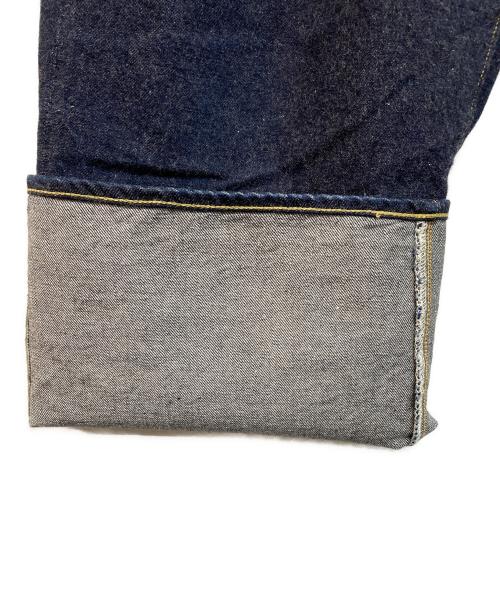 DUBBLE WORKS（ダブルワークス）DUBBLE WORKS (ダブルワークス) WIDE STRAIGHT DENIM PANTS インディゴ サイズ:W36の古着・服飾アイテム