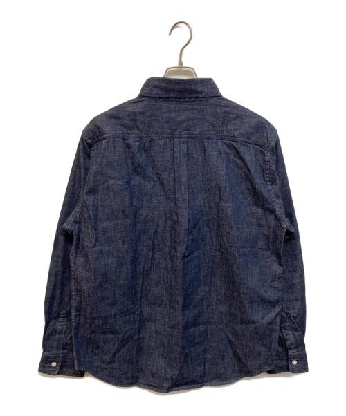BARNS OUTFITTERS（バーンズアウトフィッターズ）BARNS OUTFITTERS (バーンズアウトフィッターズ) Wide Spread Collar B.D. 8oz Denim Shirt インディゴ サイズ:XL 未使用品の古着・服飾アイテム