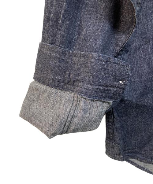 BARNS OUTFITTERS（バーンズアウトフィッターズ）BARNS OUTFITTERS (バーンズアウトフィッターズ) Wide Spread Collar B.D. 8oz Denim Shirt インディゴ サイズ:XL 未使用品の古着・服飾アイテム