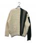 sacai (サカイ) Wool Knit Blouson ベージュ×グリーン サイズ:1：35000円