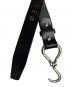 juha (ユハ) HOOK BUCKLE LEATHER BELT ブラック：8000円