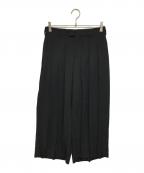 UNDERCOVERアンダーカバー）の古着「20SSプリーツワイドパンツ」｜ブラック