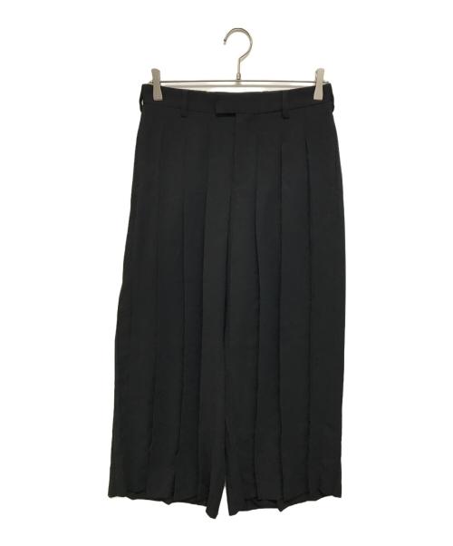 UNDERCOVER（アンダーカバー）UNDERCOVER (アンダーカバー) 20SSプリーツワイドパンツ ブラック サイズ:1の古着・服飾アイテム