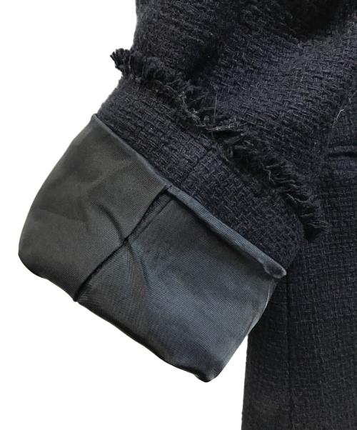 Spick and Span（スピック＆スパン）Spick and Span (スピックアンドスパン) ファンシーツィードダブルブレストジャケット ネイビー サイズ:Sの古着・服飾アイテム