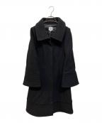 ARMANI COLLEZIONIアルマーニ コレツィオーニ）の古着「スタンドカラーウールコート」｜ブラック