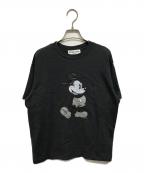 Americana×DISNEYアメリカーナ×ディズニー）の古着「Mickey / ショートスリーブTシャツ」｜グレー