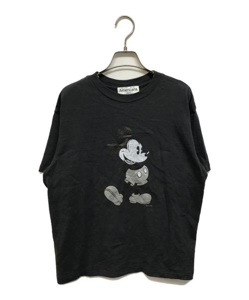 Americana（アメリカーナ）Americana (アメリカーナ) DISNEY (ディズニー) Mickey / ショートスリーブTシャツ グレー サイズ:-の古着・服飾アイテム