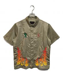 JORDAN×Travis Scott（ジョーダン×トラヴィススコット）の古着「Cactus Jack Button Down Shirt "Khaki Desert"」｜カーキ