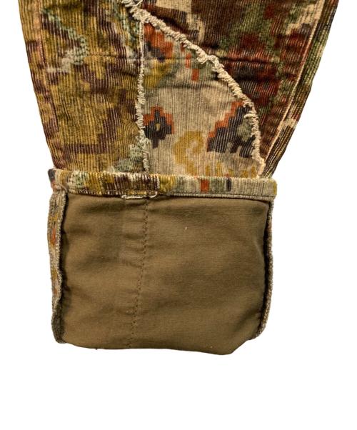 KAPITAL KOUNTRY（キャピタルカントリー）KAPITAL KOUNTRY (キャピタルカントリー) コーデュロイパッチワークパンツ ブラウン サイズ:W34の古着・服飾アイテム