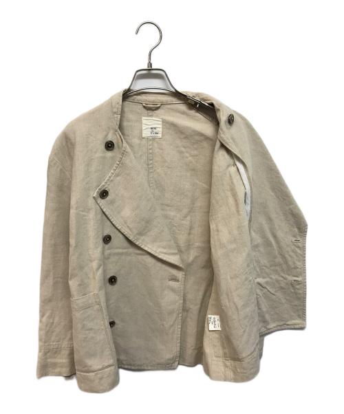 nest Robe（ネストローブ）nest Robe (ネストローブ) リネンジャケット ベージュ サイズ:-の古着・服飾アイテム