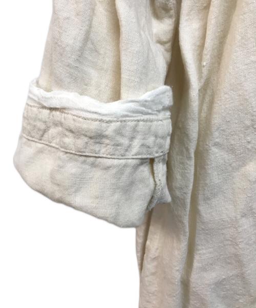 nest Robe（ネストローブ）nest Robe (ネストローブ) リネンシャツワンピース アイボリー サイズ:-の古着・服飾アイテム
