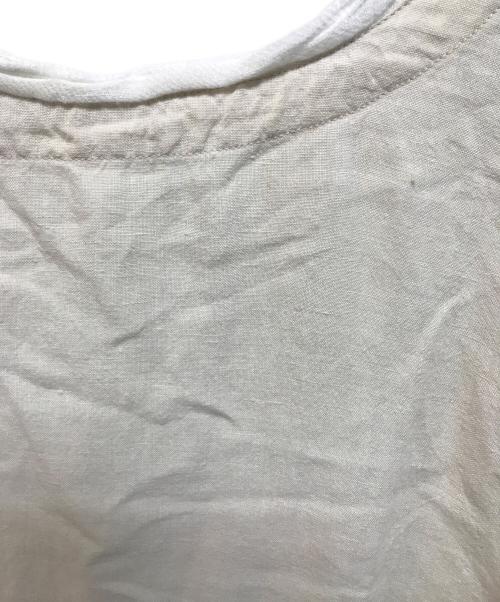 nest Robe（ネストローブ）nest Robe (ネストローブ) リネンシャツワンピース アイボリー サイズ:-の古着・服飾アイテム