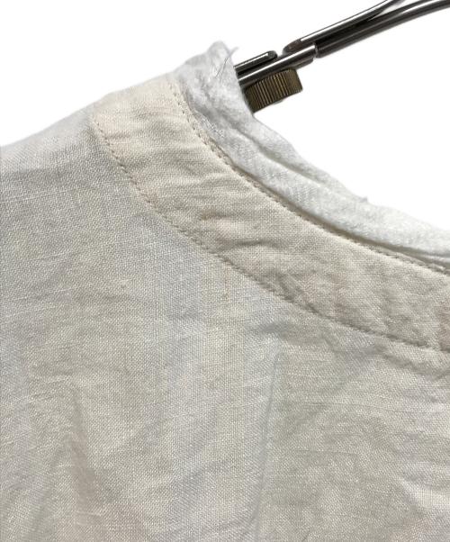 nest Robe（ネストローブ）nest Robe (ネストローブ) リネンシャツワンピース アイボリー サイズ:-の古着・服飾アイテム