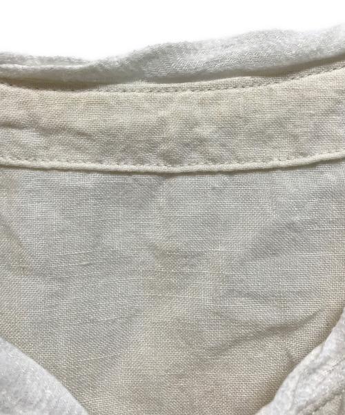 nest Robe（ネストローブ）nest Robe (ネストローブ) リネンシャツワンピース アイボリー サイズ:-の古着・服飾アイテム