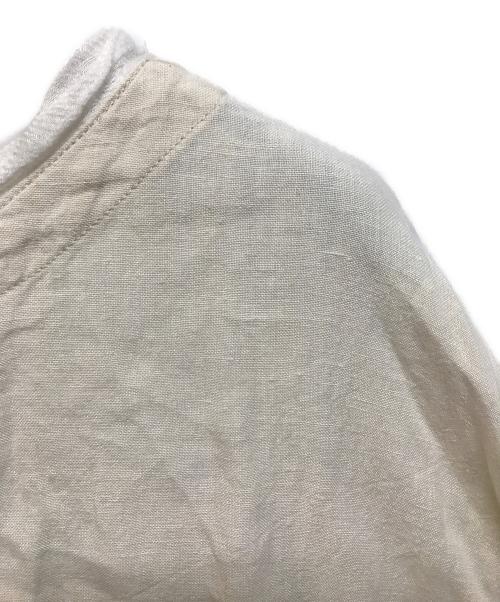 nest Robe（ネストローブ）nest Robe (ネストローブ) リネンシャツワンピース アイボリー サイズ:-の古着・服飾アイテム