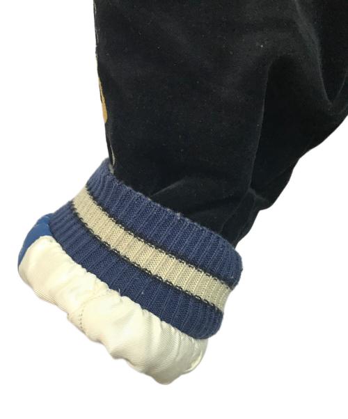 テーラー東洋（テーラートウヨウ）テーラー東洋 (テーラートウヨウ) Mid 1950s Style Velveteen Souvenir Jacket ブラック×ネイビー サイズ:Lの古着・服飾アイテム