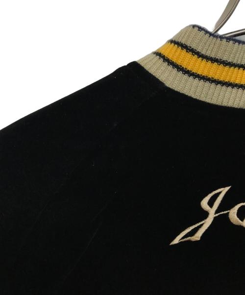テーラー東洋（テーラートウヨウ）テーラー東洋 (テーラートウヨウ) Mid 1950s Style Velveteen Souvenir Jacket ブラック×ネイビー サイズ:Lの古着・服飾アイテム