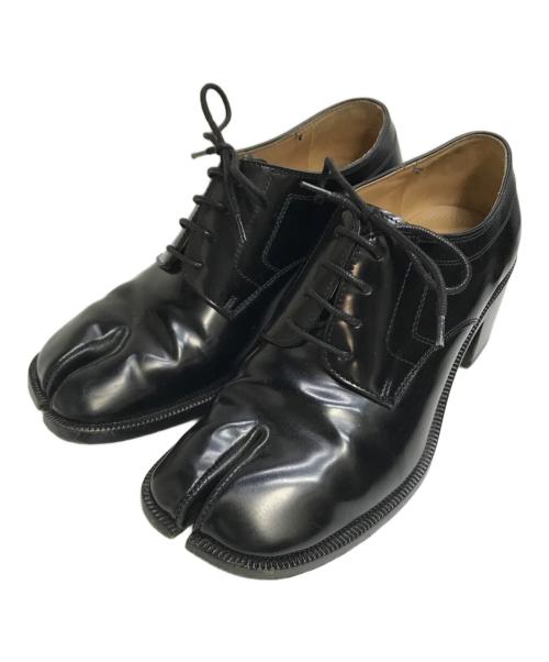 Maison Margiela 22（メゾンマルジェラ）Maison Margiela 22 (メゾンマルジェラ 22) 足袋ダービーシューズ ブラック サイズ:37の古着・服飾アイテム