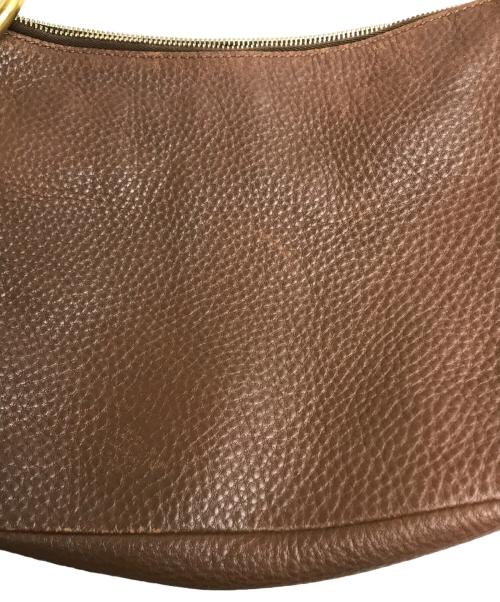 PRADA（プラダ）PRADA (プラダ) レザーワンショルダーバッグ ブラウンの古着・服飾アイテム