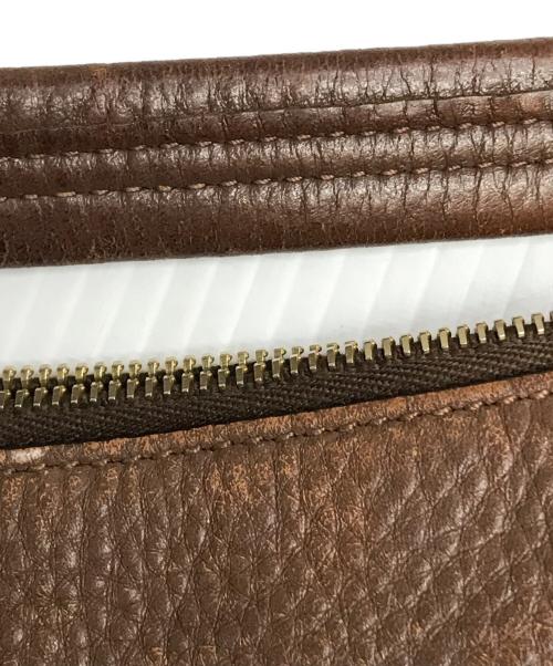 PRADA（プラダ）PRADA (プラダ) レザーワンショルダーバッグ ブラウンの古着・服飾アイテム