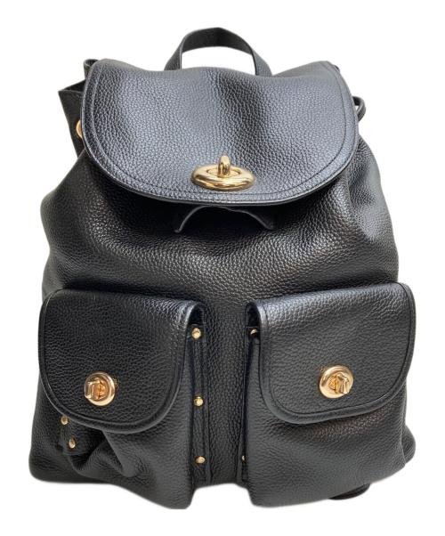 COACH（コーチ）COACH (コーチ) TURNLOCK RUCKSACK ブラックの古着・服飾アイテム