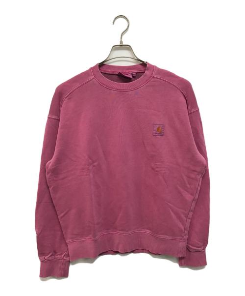 Carhartt WIP（カーハート ワーク イン プログレス）Carhartt WIP (カーハート ワークインプログレス) Nelson SWEATSHIRT ピンク サイズ:SIZE Mの古着・服飾アイテム