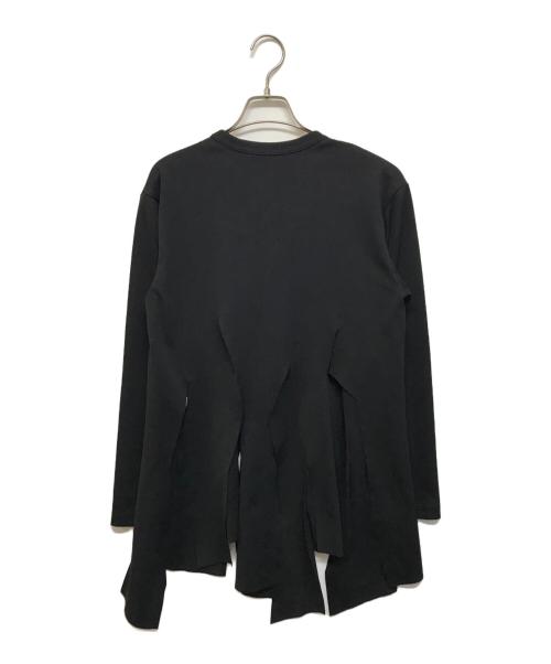 COMME des GARCONS（コムデギャルソン）COMME des GARCONS (コムデギャルソン) アシンメトリーフリンジカットソー ブラック サイズ:SIZE Mの古着・服飾アイテム