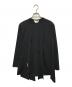 COMME des GARCONS（コムデギャルソン）の古着「アシンメトリーフリンジカットソー」｜ブラック