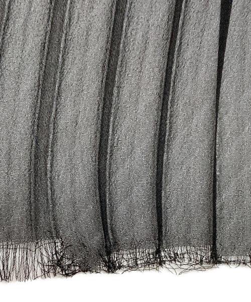 TAO COMME des GARCONS（タオ コムデギャルソン）TAO COMME des GARCONS (タオ コムデギャルソン) タータンチェック プリーツスカート ブラック×グリーン サイズ:SIZE Mの古着・服飾アイテム