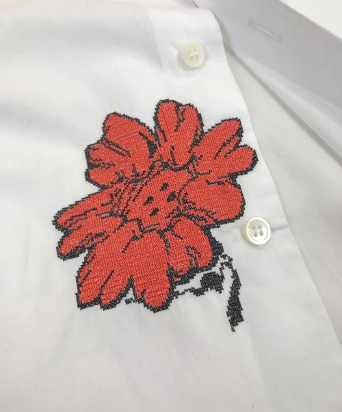 TAO COMME des GARCONS（タオ コムデギャルソン）TAO COMME des GARCONS (タオ コムデギャルソン) SHUN SUDO綿ブロード刺繍シャツ ホワイト サイズ:SIZE Mの古着・服飾アイテム