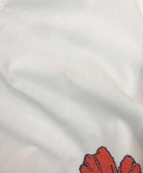TAO COMME des GARCONS（タオ コムデギャルソン）TAO COMME des GARCONS (タオ コムデギャルソン) SHUN SUDO綿ブロード刺繍シャツ ホワイト サイズ:SIZE Mの古着・服飾アイテム