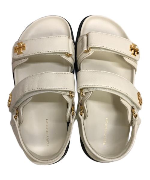 TORY BURCH（トリーバーチ）TORY BURCH (トリーバーチ) KIRA SPORT SANDAL ベージュ サイズ:US 6の古着・服飾アイテム