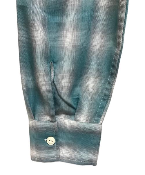 BIG MIKE（ビックマイク）BIG MIKE (ビックマイク) オンブレチェック シャツ ブルー サイズ:SIZE Lの古着・服飾アイテム