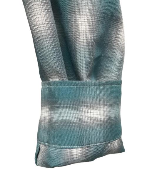 BIG MIKE（ビックマイク）BIG MIKE (ビックマイク) オンブレチェック シャツ ブルー サイズ:SIZE Lの古着・服飾アイテム