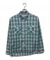 BIG MIKE（ビックマイク）の古着「オンブレチェック シャツ」｜ブルー