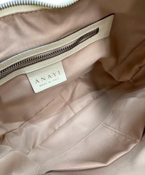 ANAYI（アナイ）ANAYI (アナイ) ワンショルダーハンドバッグ ホワイトの古着・服飾アイテム