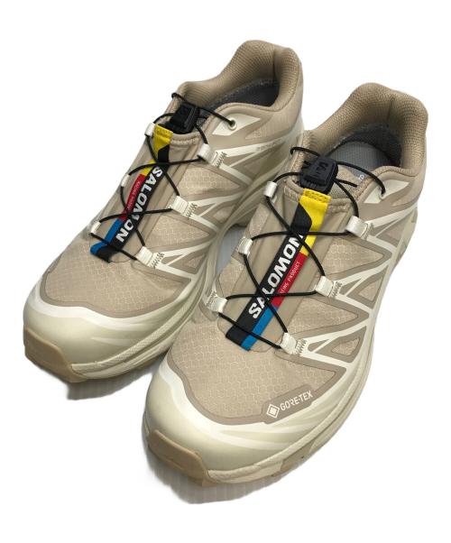 SALOMON（サロモン）SALOMON (サロモン) GTX OXFORD TAN/ALMOND MILK ベージュ サイズ:24.5の古着・服飾アイテム