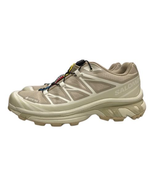 SALOMON（サロモン）SALOMON (サロモン) GTX OXFORD TAN/ALMOND MILK ベージュ サイズ:24.5の古着・服飾アイテム