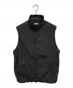 STEVEN ALANスティーブンアラン）の古着「ベリーマエックススタンドカラージップアップベスト」｜ブラック